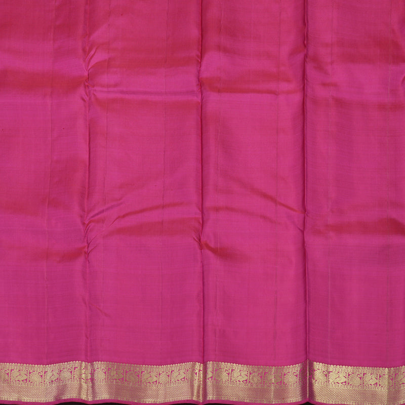 Hayagrivas Handloom Magenta Pink Kanjivaram Silk Saree KBE1599K5-3