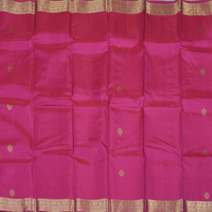 Hayagrivas Handloom Magenta Pink Kanjivaram Silk Saree KBE1599K5-3