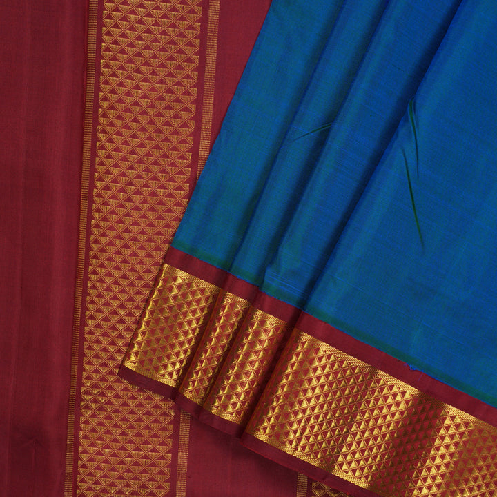 Hayagrivas Handloom Mayilkazhuthu Ten Yards Silk Madisar KBE15D11-1