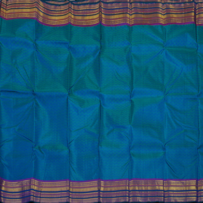 Hayagrivas Handloom Mayilkazhuthu Kanjivaram Silk Saree with Purple Border KBE1601K8-1