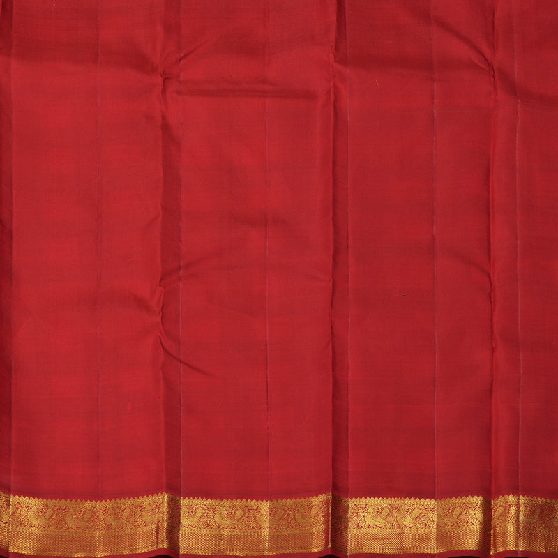 Hayagrivas Handloom Multicolour Checks Kanjivaram Silk Saree with Red border KBE1602K3-1