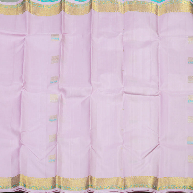 Hayagrivas Handloom Lavendar Kanjivaram Silk Saree KBE1604K3-1