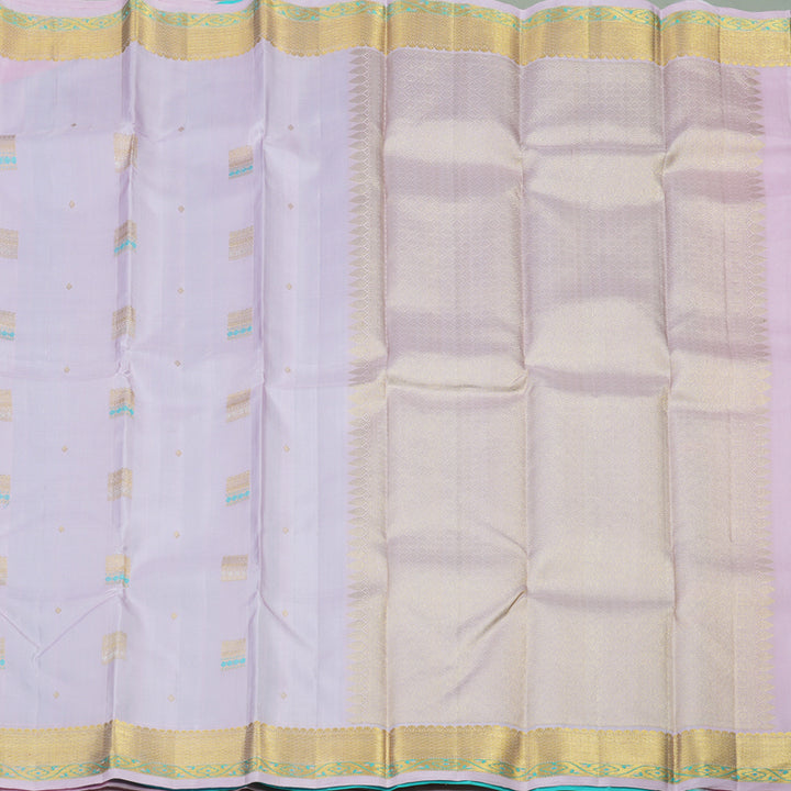 Hayagrivas Handloom Lavendar Kanjivaram Silk Saree KBE1604K3-1