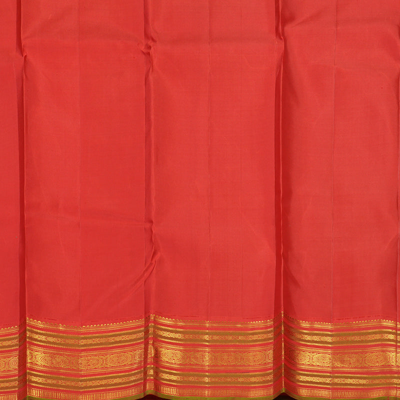 Hayagrivas Handloom Purple Kanjivaram Silk Saree with Red Border KBE1605K8-2