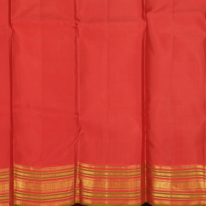 Hayagrivas Handloom Purple Kanjivaram Silk Saree with Red Border KBE1605K8-2