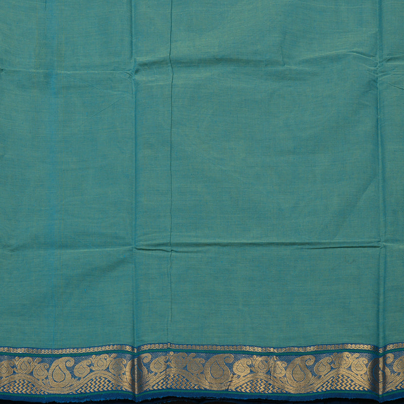 Hayagrivas Light Blue Pure Chettinad Cotton Saree with Dark Blue border KBE1612K1-104
