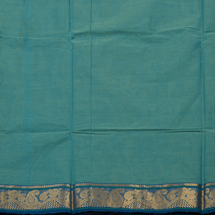 Hayagrivas Light Blue Pure Chettinad Cotton Saree with Dark Blue border KBE1612K1-104