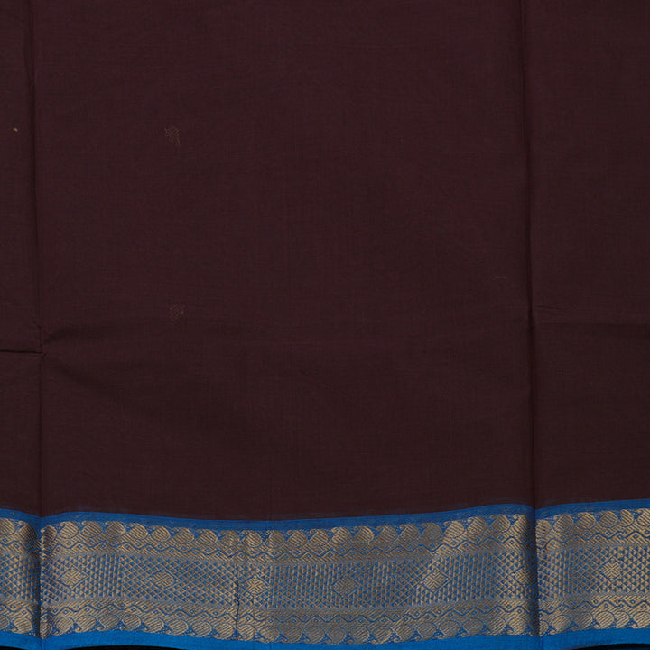 Hayagrivas Deep Plum Purple Pure Cotton Saree KBE1612K1-193