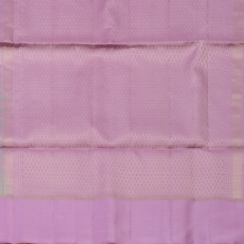 Hayagrivas Pastel Green Pure Soft Silk Saree with Lavendar Pink Border KBE1620K1-3
