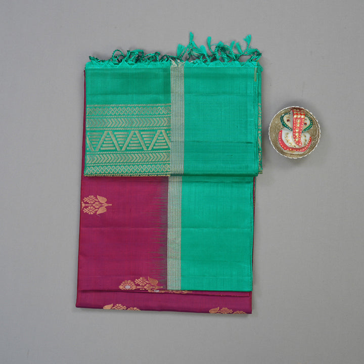 Hayagrivas Purple Pure Soft Silk Saree KBE1620K3-2