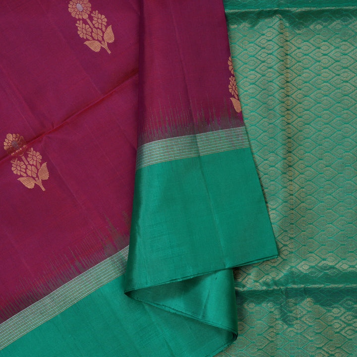 Hayagrivas Purple Pure Soft Silk Saree KBE1620K3-2