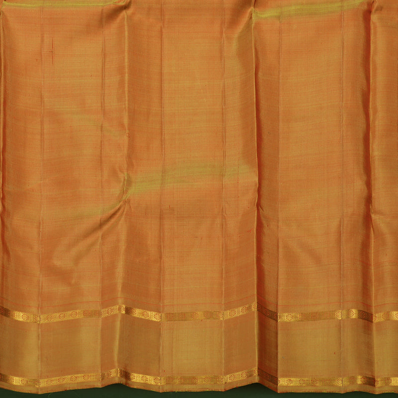 Hayagrivas Handloom Wine Kanjivaram Silk Saree with Golden Yellow Border KBE1621K4-1