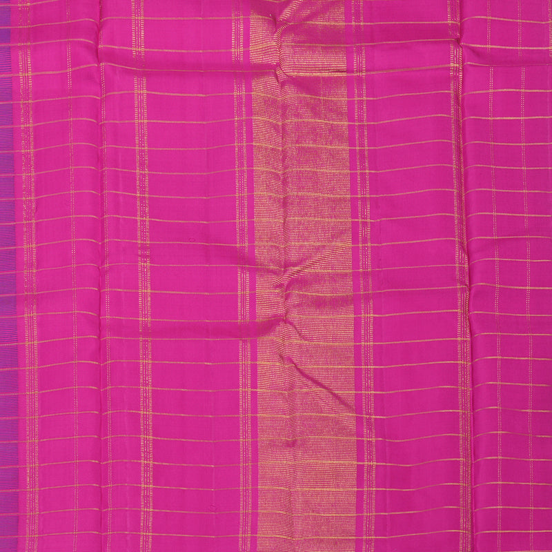 Hayagrivas Handloom MS Blue Kanjivaram Silk Saree KBE1625K5-1