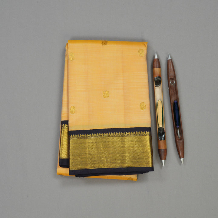 Hayagrivas Handloom Sandal Kanjivaram Silk Saree with Nagapazham Border KBE1631K4-1