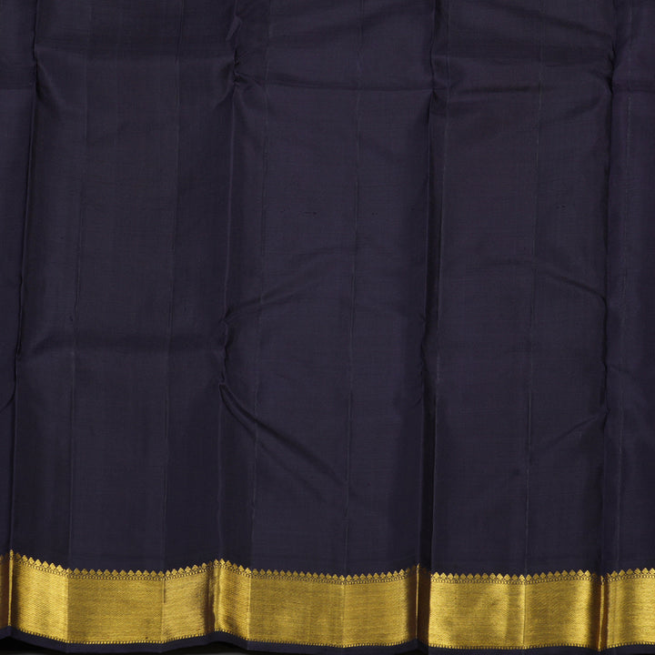 Hayagrivas Handloom Sandal Kanjivaram Silk Saree with Nagapazham Border KBE1631K4-1