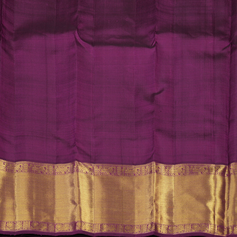 Hayagrivas Handloom Deep Violet Bridal Kanjivaram Silk Saree KBE1633K2-1