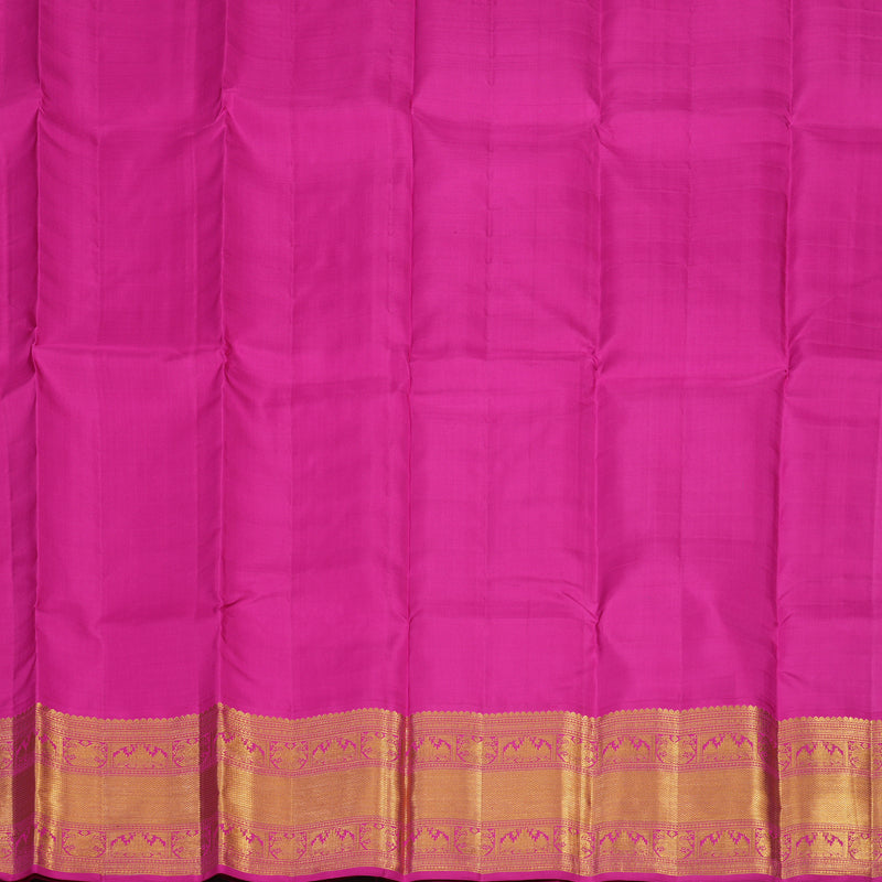 Hayagrivas Lilac Kanjivaram Pattu Pavadai with Rani Pink border KBE1637K7-2