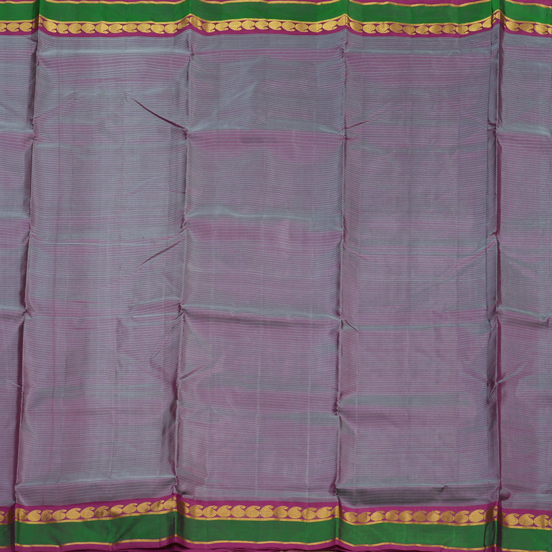 Hayagrivas Lilac Pure Ten Yards Silk Saree with Purple border KBE1638K3-15