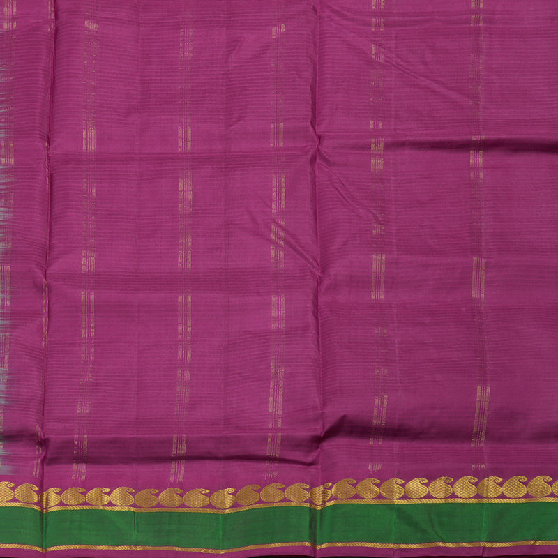 Hayagrivas Lilac Pure Ten Yards Silk Saree with Purple border KBE1638K3-15