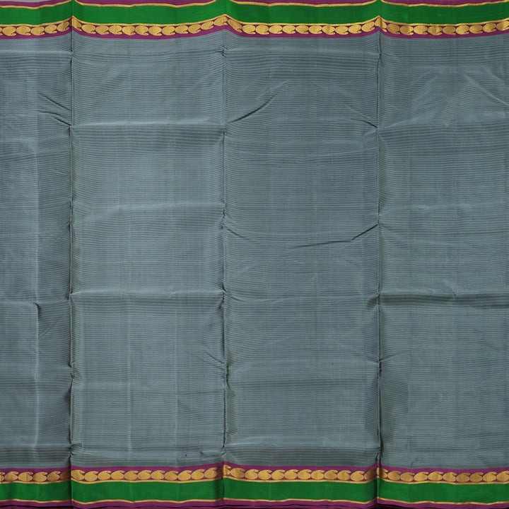 Hayagrivas Handloom Grey Ten Yards Silk Madisar KBE1638K3-19