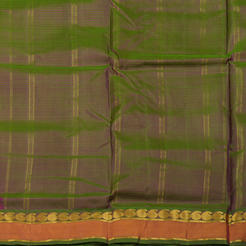 Hayagrivas Magenta Pink Pure Ten Yards Silk Saree with Manthalir border KBE1638K3-6