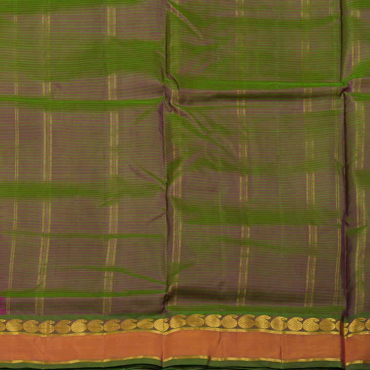 Hayagrivas Magenta Pink Pure Ten Yards Silk Saree with Manthalir border KBE1638K3-6