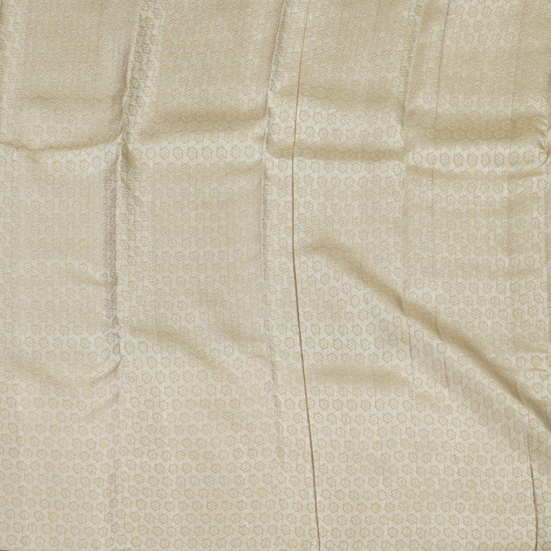 Hayagrivas Handloom Chocolate Brown Kanjivaram Silk Saree with Cream Border KBE1639K1-2