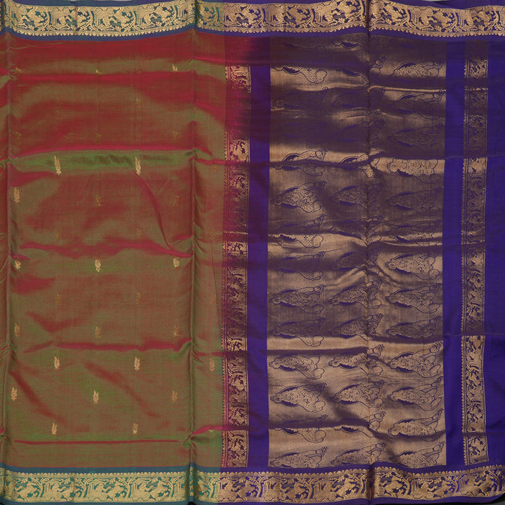 Hayagrivas Manthalir Pure Kanchi Silk Cotton Saree KBE1641K1-4