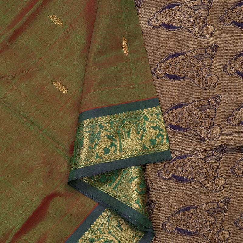 Hayagrivas Manthalir Pure Kanchi Silk Cotton Saree KBE1641K1-4