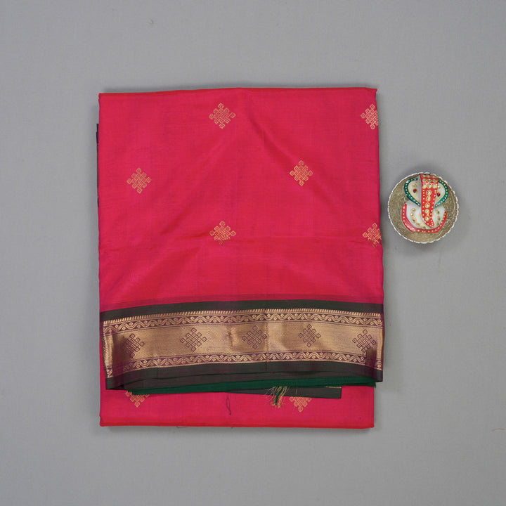 Hayagrivas Rani Pink Pure Kanchi Silk Cotton Saree KBE1641K2-2