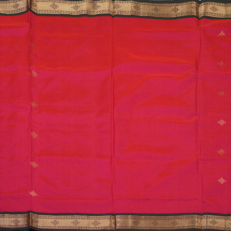 Hayagrivas Rani Pink Pure Kanchi Silk Cotton Saree KBE1641K2-2