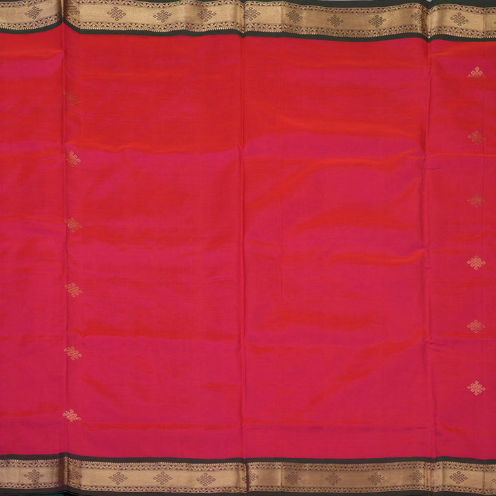 Hayagrivas Rani Pink Pure Kanchi Silk Cotton Saree KBE1641K2-2