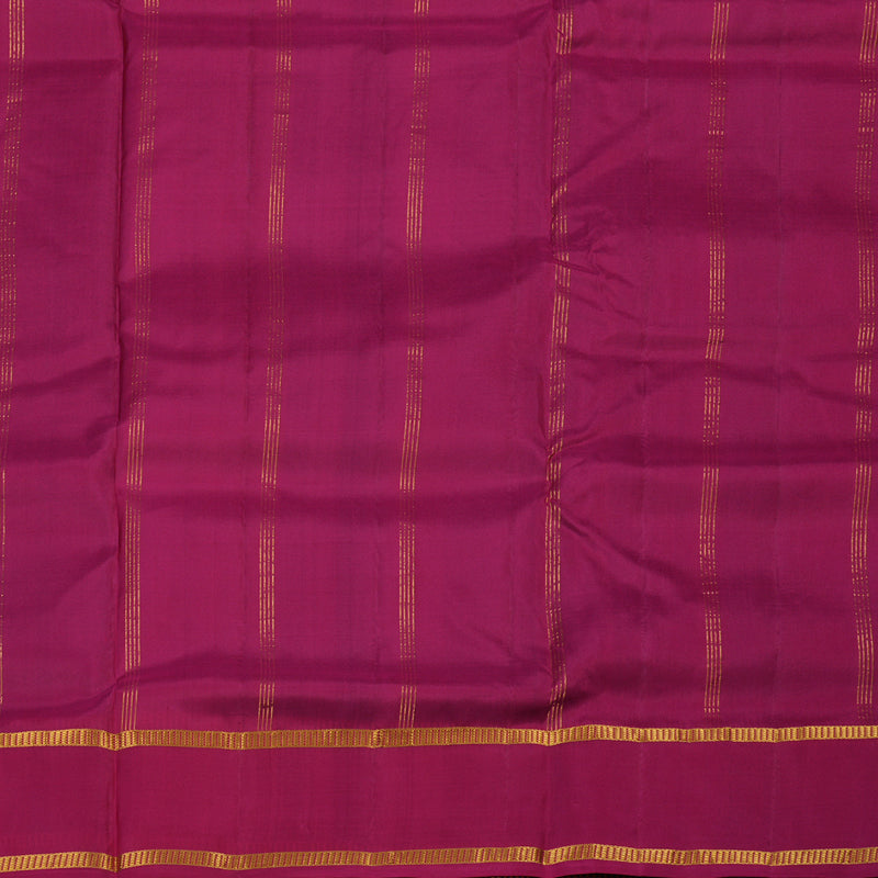 Hayagrivas Emerald Green Pure Ten Yards Silk Saree KBE1644K3-10