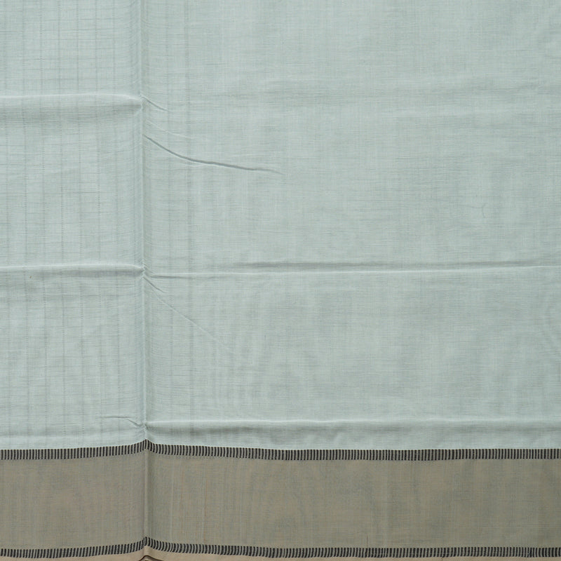 Hayagrivas Handloom Pure Cotton Saree in Pristine Half White KBE164D14-2
