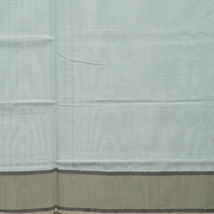 Hayagrivas Handloom Pure Cotton Saree in Pristine Half White KBE164D14-2
