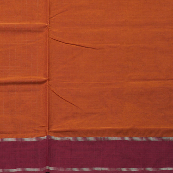Hayagrivas Handloom Pure Cotton Saree in Attractive Honey Orange KBE164D14-3