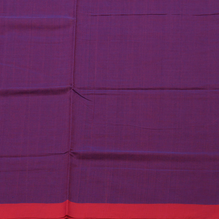 Hayagrivas Handloom Pure Cotton Saree in Sophisticated Purple KBE164D18-1
