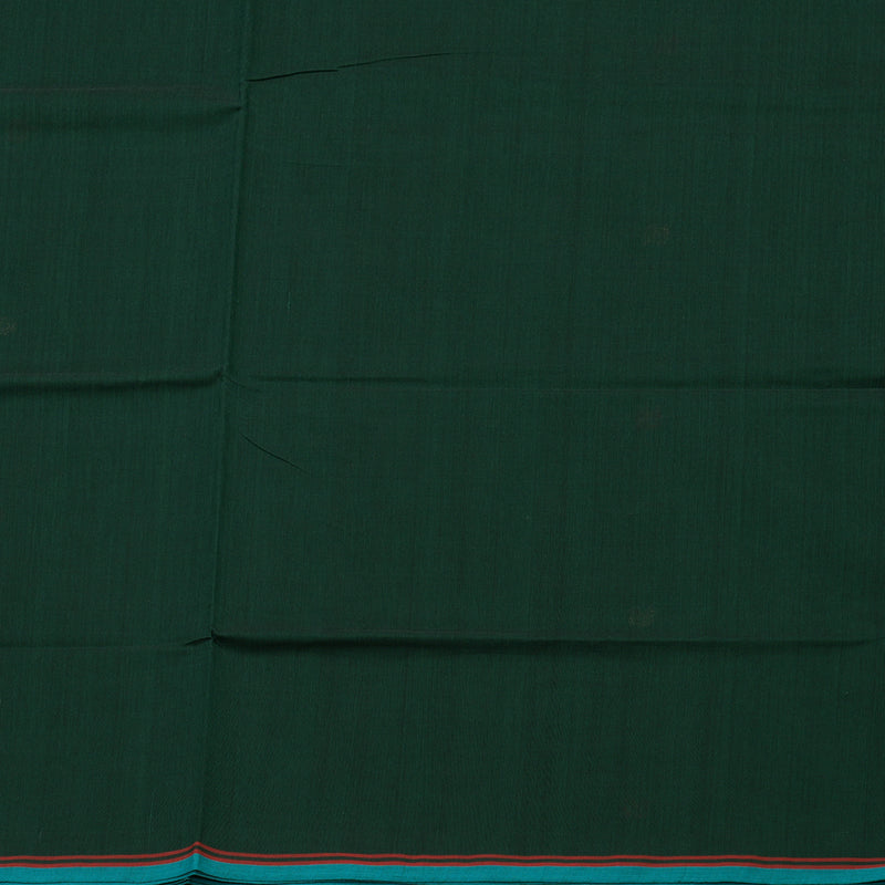 Hayagrivas Handloom Pure Cotton Saree in Attractive Bottle Green KBE164D4-1