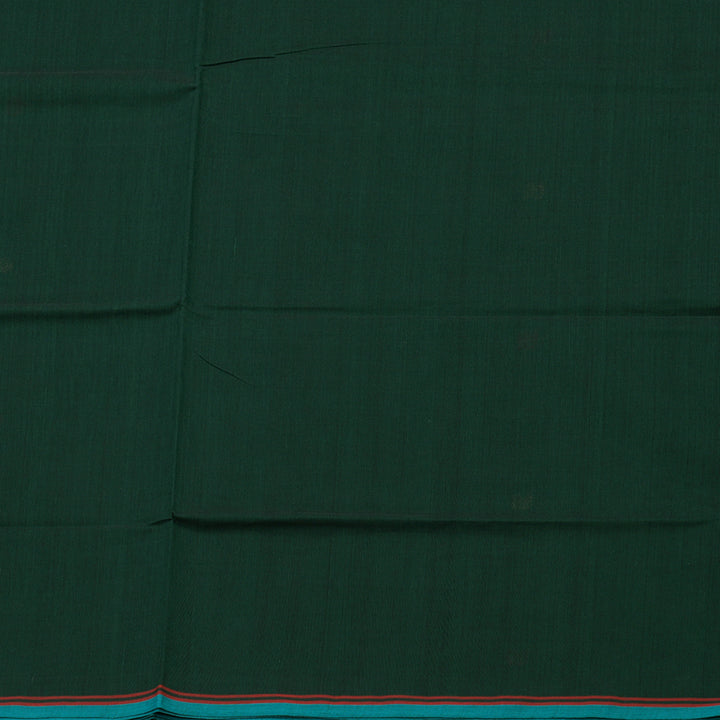Hayagrivas Handloom Pure Cotton Saree in Attractive Bottle Green KBE164D4-1