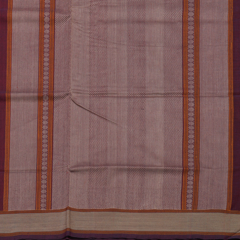 Hayagrivas Handloom Pure Cotton Saree in Intense Wine Maroon KBE164D7-2