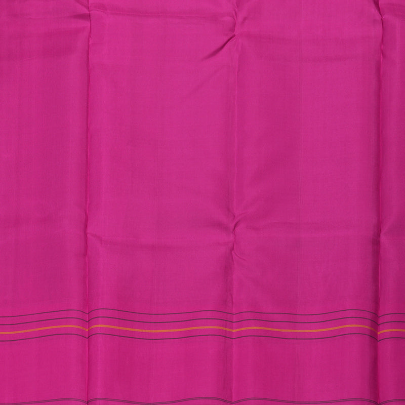 Hayagrivas Handloom Purple Kanjivaram Silk Saree with Rani Pink Border KBE1651K4-2