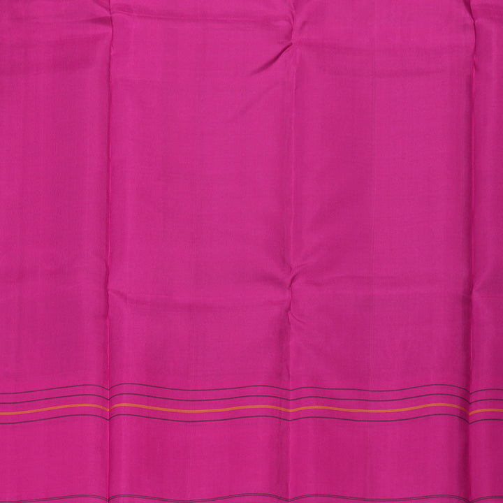 Hayagrivas Handloom Purple Kanjivaram Silk Saree with Rani Pink Border KBE1651K4-2