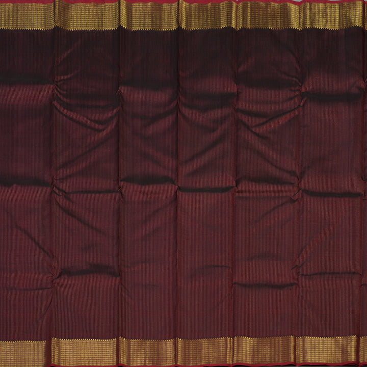 Hayagrivas Handloom Deep Wine Kanjivaram Silk Saree KBE1656K2-1