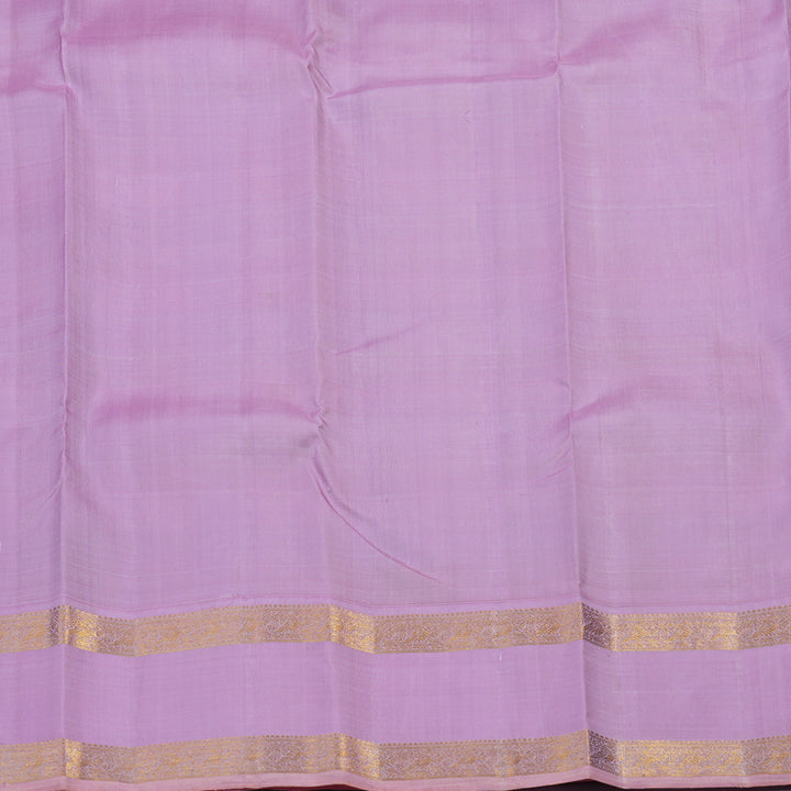 Hayagrivas Handloom Pastel Checks Kanjivaram Silk Saree with Lavendar Border KBE1666K14-1