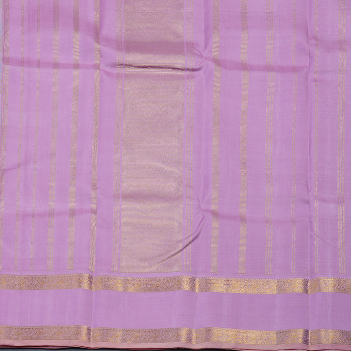 Hayagrivas Handloom Pastel Checks Kanjivaram Silk Saree with Lavendar Border KBE1666K14-1