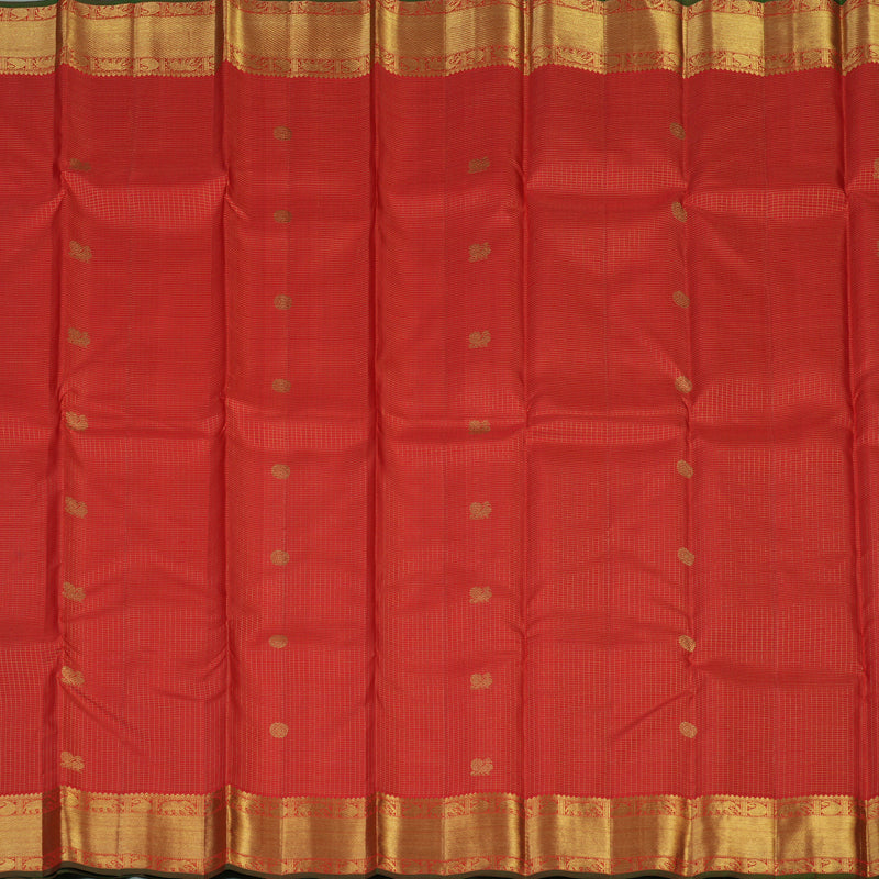 Hayagrivas Handloom Red Bridal Kanjivaram Silk Saree KBE1673K4-1