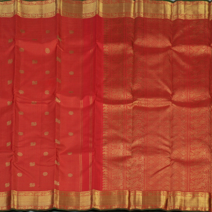 Hayagrivas Handloom Red Bridal Kanjivaram Silk Saree KBE1673K4-1