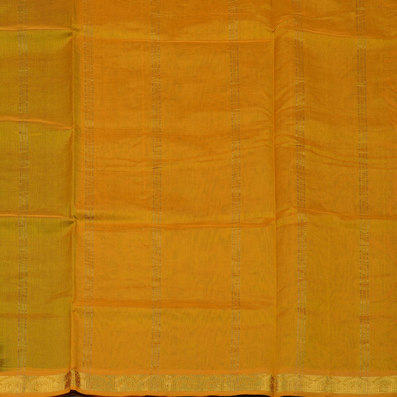 Hayagrivas Olive Green Pure Silk Cotton Saree KBE1677K1-6