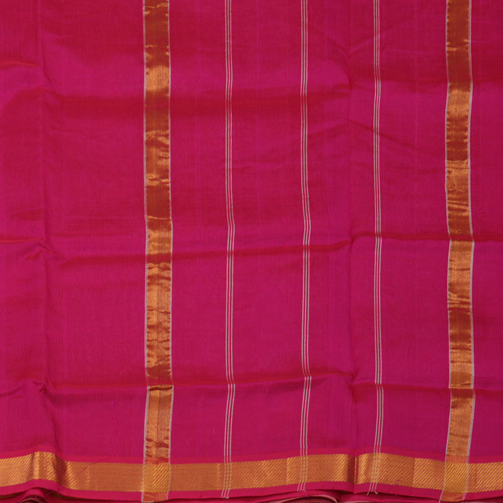 Hayagrivas Half-White Pure Silk Cotton Saree KBE1677K1-8