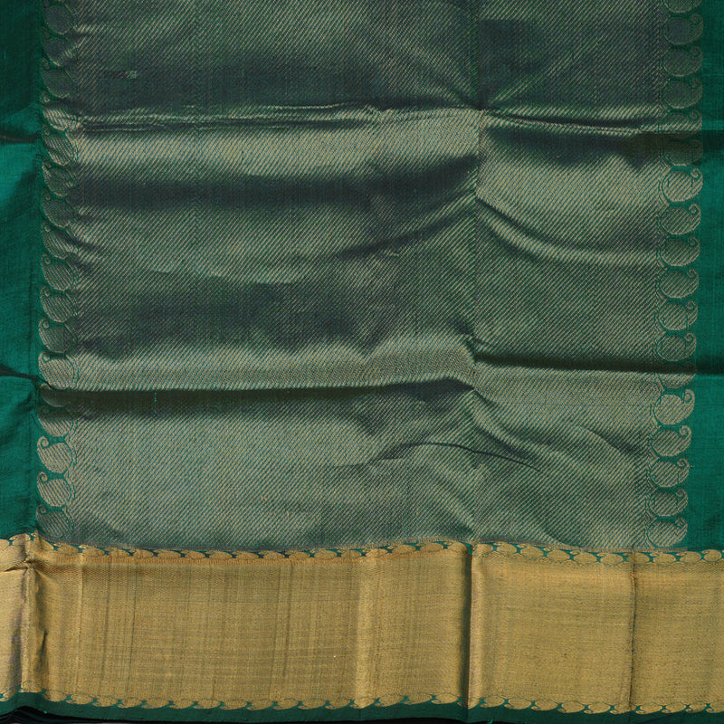 Hayagrivas Peacock Green Pure Silk Cotton Saree KBE1677K13-4